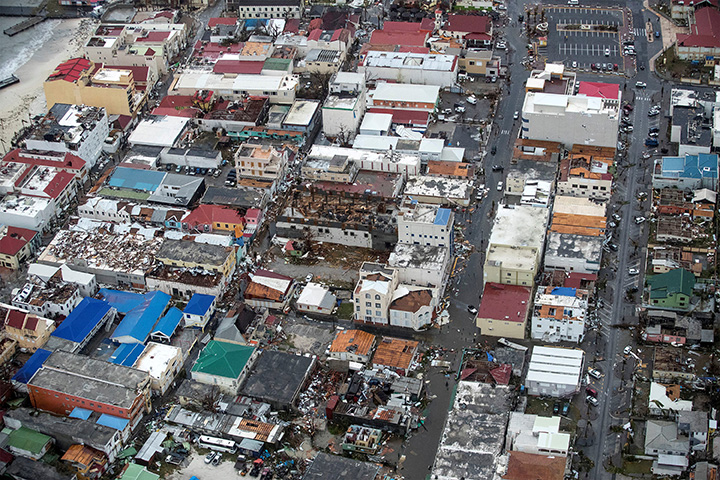 View of the aftermath of Hurricane Irma on St. Maarten, Dutch part of Saint Martin Island in the Caribbean September 6, 2017.