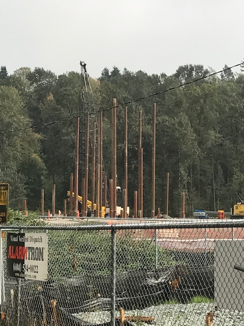 In Surrey work is getting underway on five new sheets of ice. (Janet Brown/CKNW).