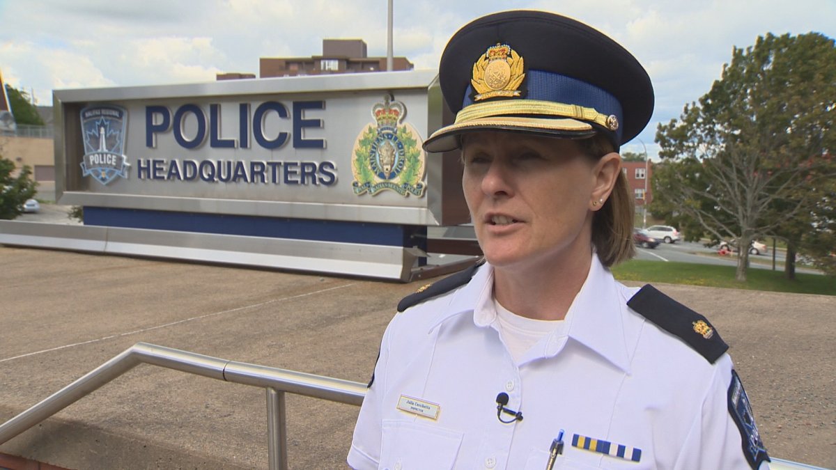 Julia Cecchetto,the new Chief of the Kentville Police Service, is pictured when she served with the Halifax Regional Police. 