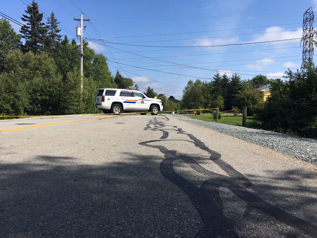 Nova Scotia RCMP searched an area on Cherry Brook Road in Lake Loon, N.S., on Sept. 15, 2017.
