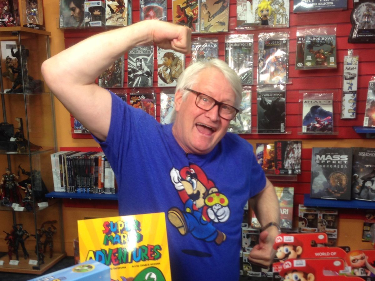 Charles Martinet has been the voice of Nintendo's Mario Bros. for 30 years, Friday, Sept. 22, 2017. 