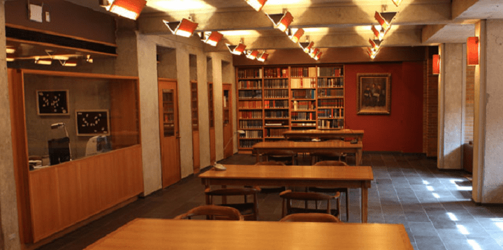 Massey College library.