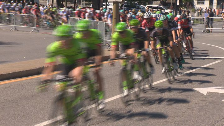 In this 2017 file photo, the best cyclists in the world compete at the Grand Prix Cycliste in Montreal.