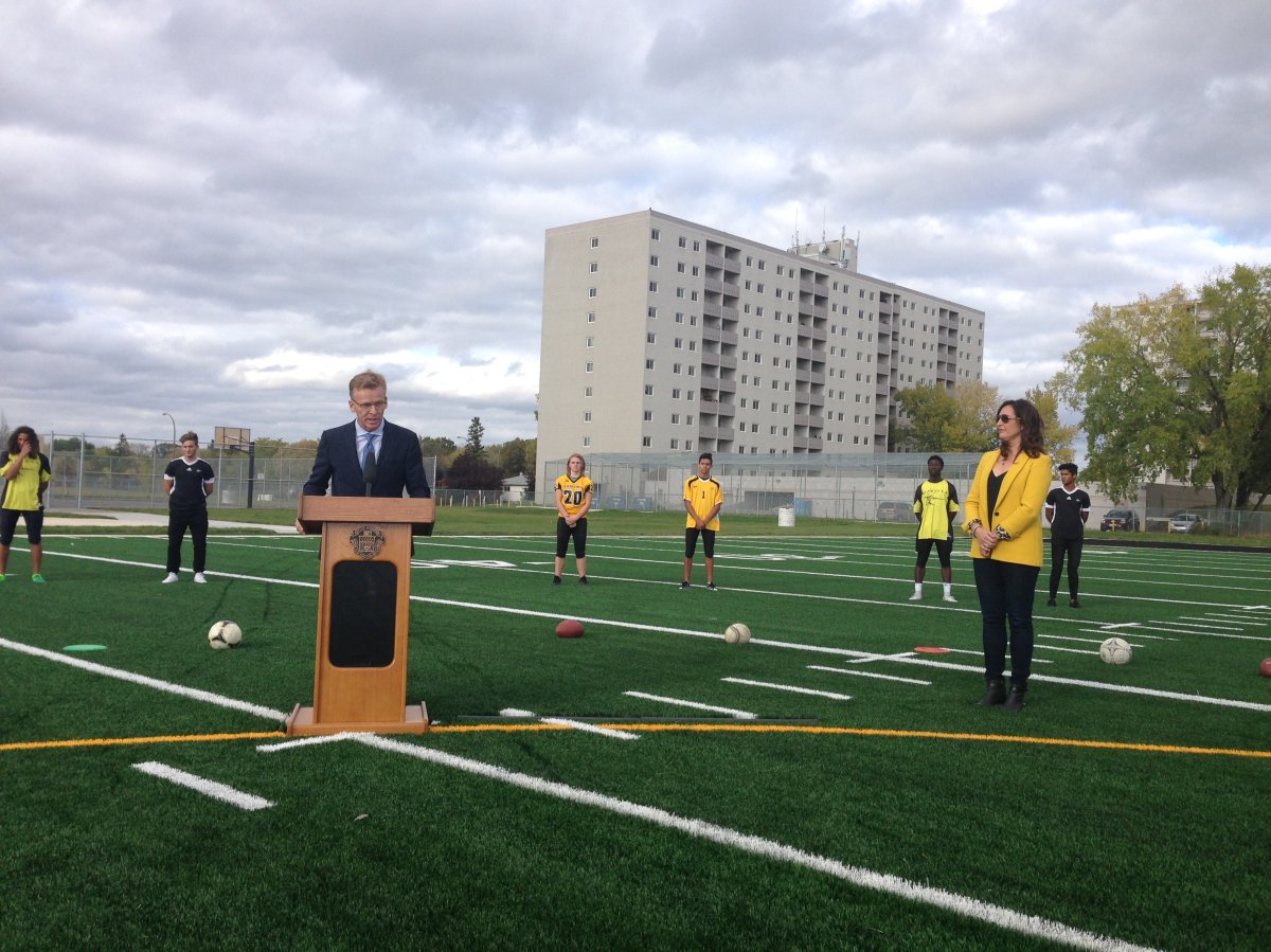 Dakota Collegiate's Murray Field was officially opened. 