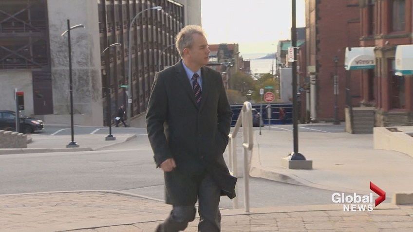 Dennis Oland was convicted of second-degree murder in 2015 but was released on bail last October. 