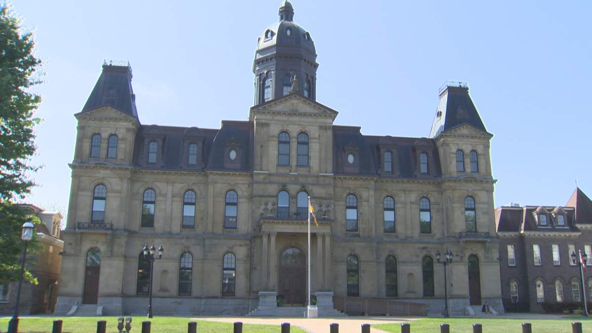 New Brunswick Legislature in Fredericton.