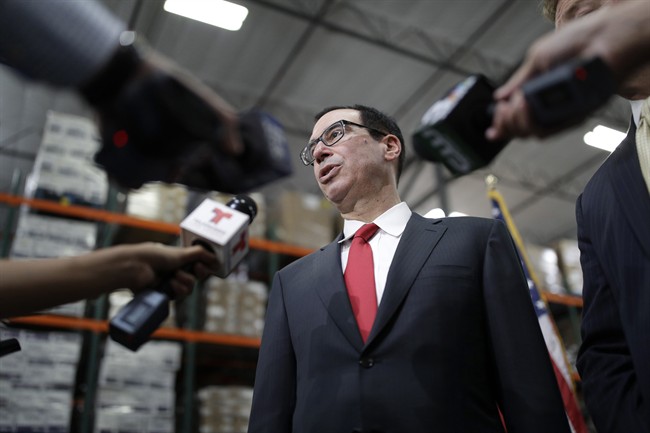 Gift-wrapped box of horse manure sent to U.S. Treasury Secretary Steve Mnuchin - image