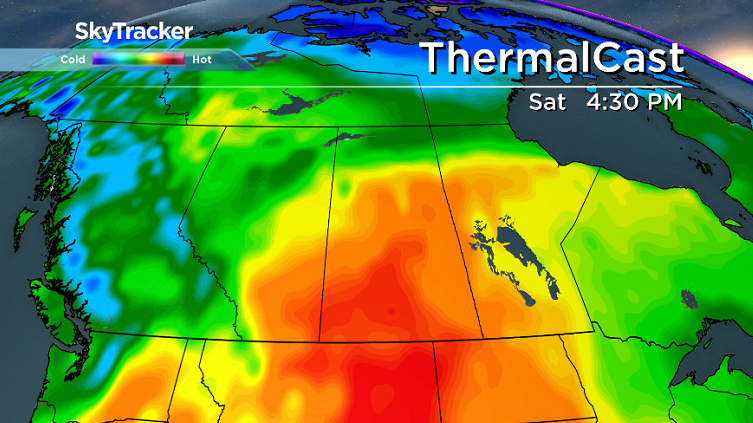 One more 30 degree day is on the way Saturday.