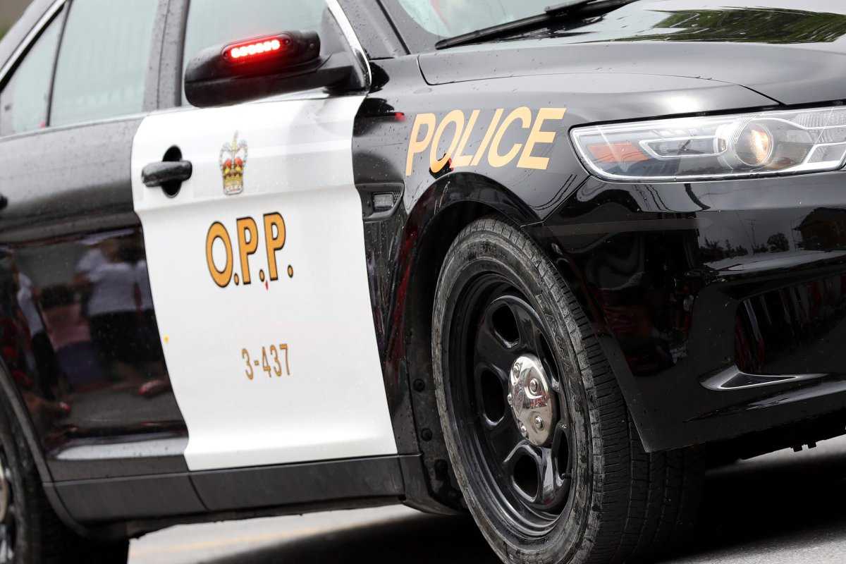 An Ontario Provincial Police (OPP) vehicle/cruiser.