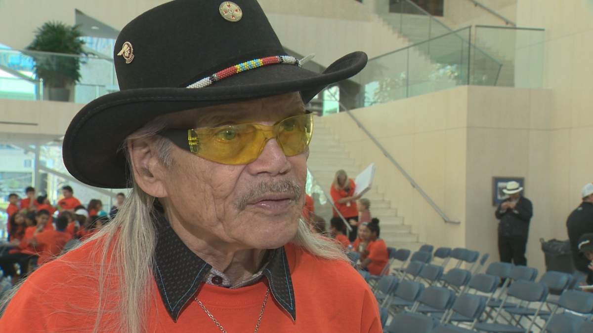 Métis Elder Terry Lusty spent eight painful years in a residential school in Winnipeg but says “we can still move forward.”