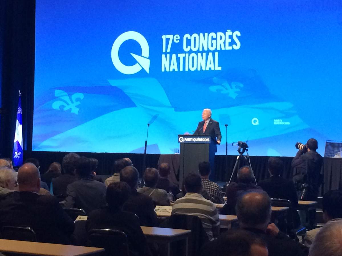 The Parti Quebecois will determine its election platform at a party convention this weekend in Montreal. Friday, Sept. 8, 2017.