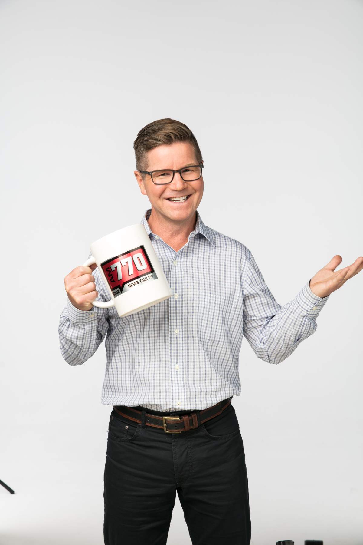Gord Gillies, the morning show host for News Talk 770, is pictured.