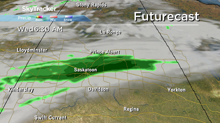 Much needed rain is on the way to help relieve the fire danger on Wednesday.