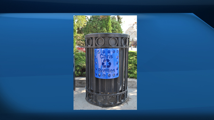 The Queen City will be installing new recycling bottle baskets throughout the downtown core and along 13th Avenue in the Cathedral neighbourhood.