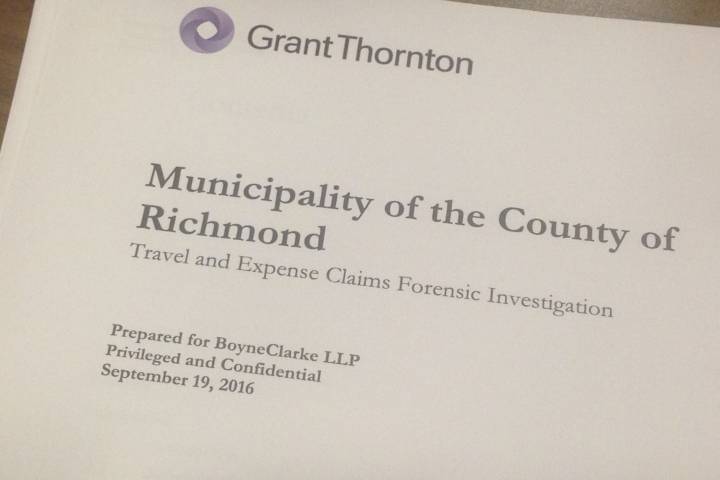 A forensic audit has found the chief administrative officer of one northeastern Nova Scotia municipality charged $582 for visits to two Texas strip clubs. The audit was released on October 25, 2016.