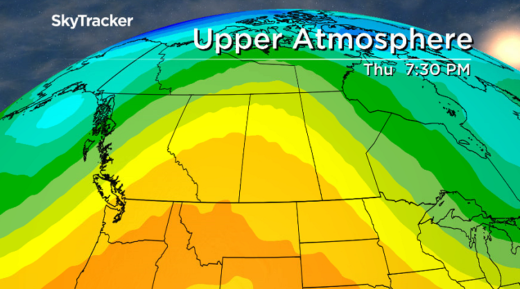 An upper ridge of high pressure returns central Saskatchewan to warmer weather for the end of the first full week of fall.