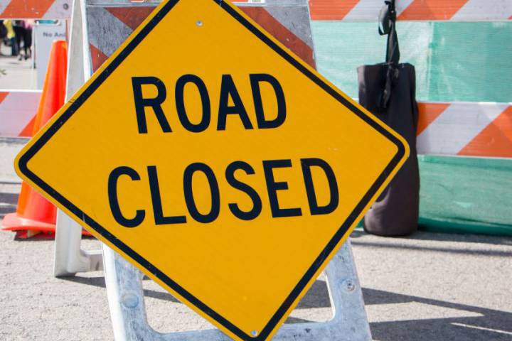 A portion of Duckworth Street between Napier Street to just north of Melrose Avenue is closed as reconstruction work begins.