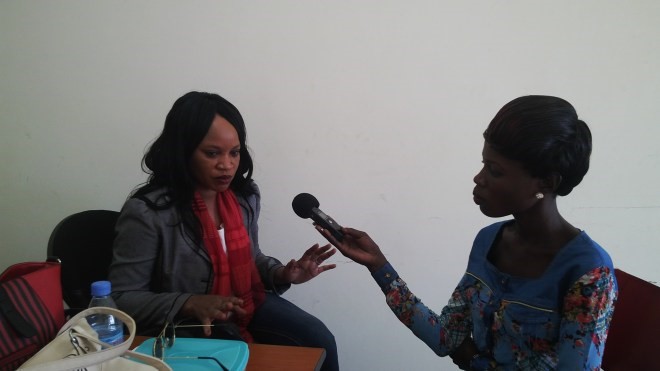 Sarafina interviewing a divorce lawyer