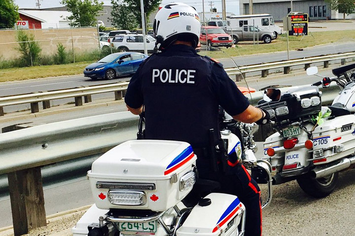 56 drivers were ticketed by Saskatoon police for using their cellphone while behind the wheel during a one-day blitz in the city.