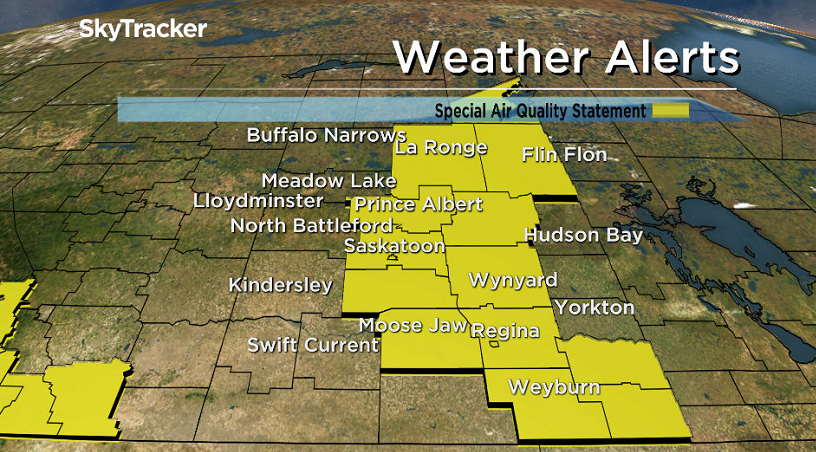 Special air quality statement issued for Saskatoon on Thursday, September 7, 2017.