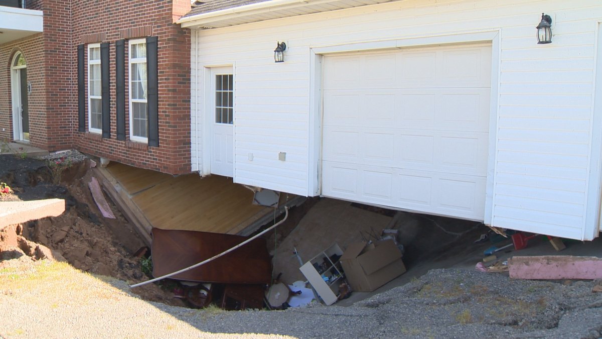 The homeowners are not able to retrieve their personal belongings from the house because it is considered unsafe. 
