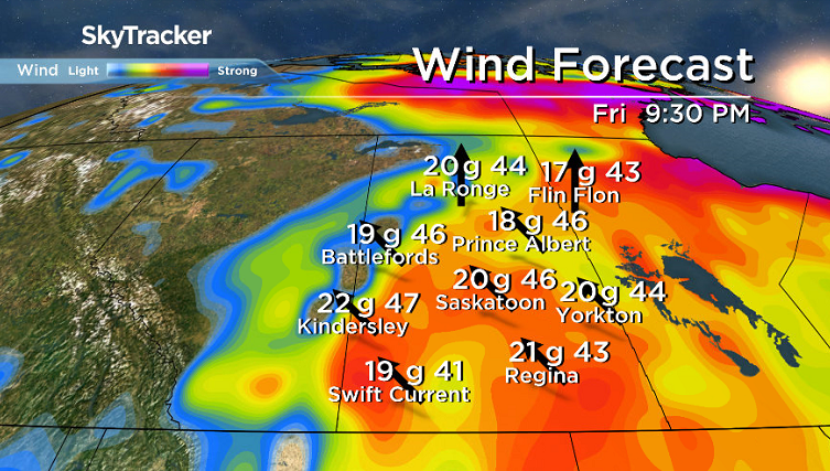Strong southerly winds kick in Friday, helping to further heat us up.