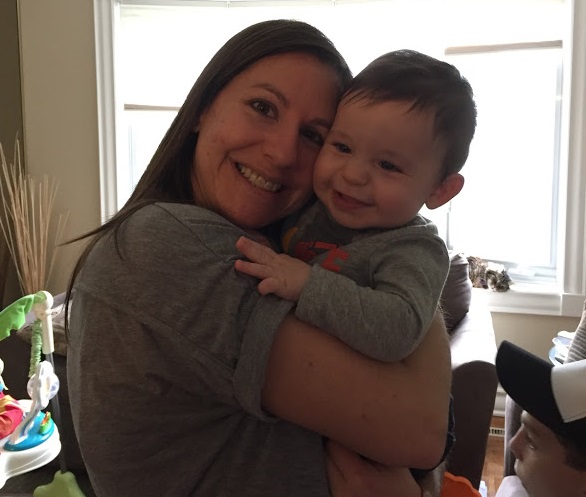 Melanie Parnass and her son, Spencer.