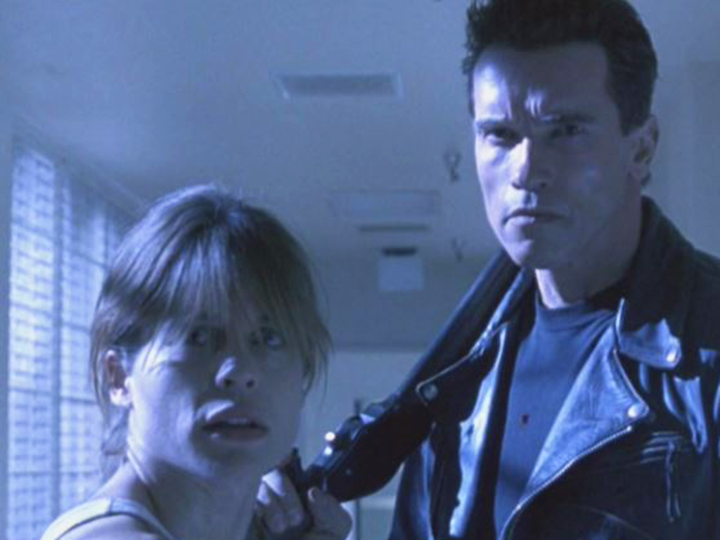 Linda Hamilton, Arnold Schwarzenegger