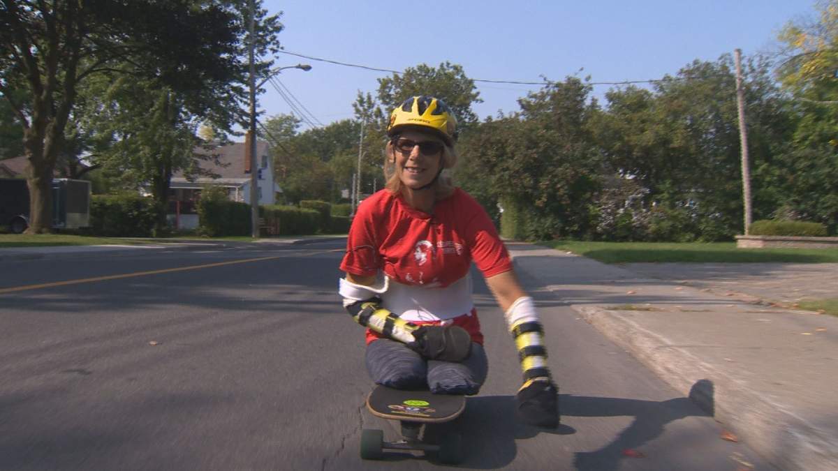 Katherine Kilcullen, a double amputee, is taking part in the Terry Fox.