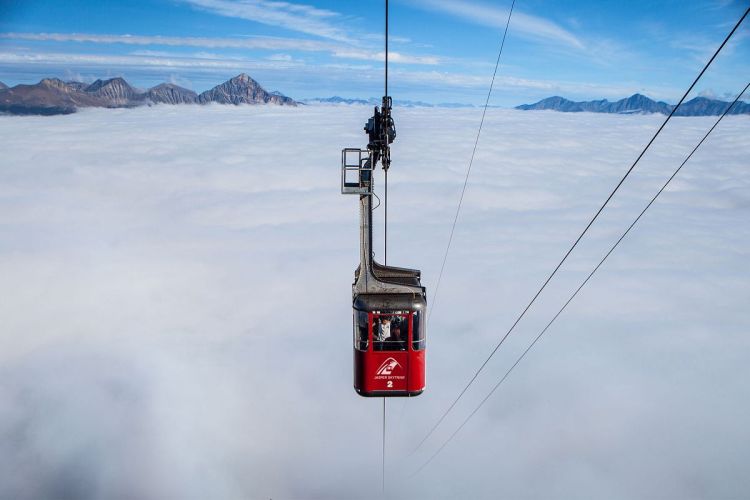 About 100 people spend hours stuck on mountain after high winds stop Jasper SkyTram - image