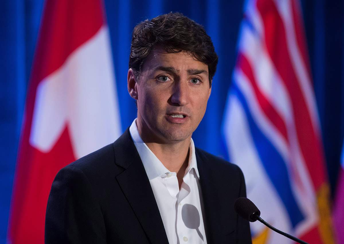 Prime Minister Justin Trudeau addressed a Liberal caucus retreat in Kelowna, B.C., on Wednesday, Sept. 6, 2017.