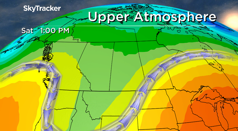 Upper trough lingers through the beginning of the first weekend of fall in Saskatchewan.