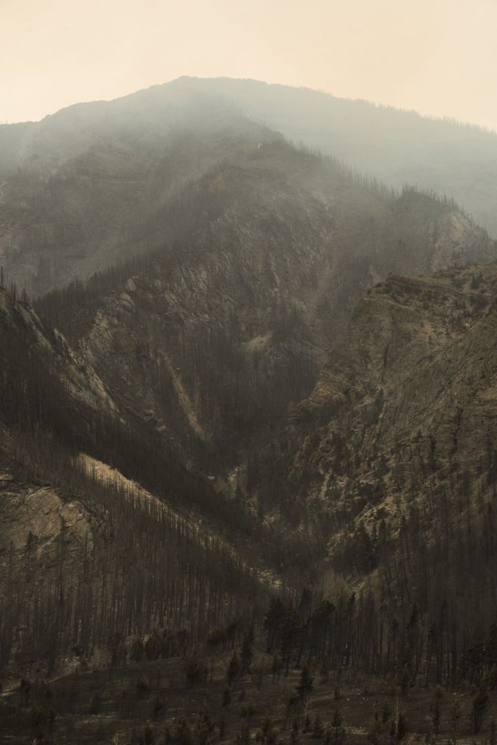 The Waterton fire remained out of control, though officials said the townsite was not under direct threat on Sept. 13, 2017.