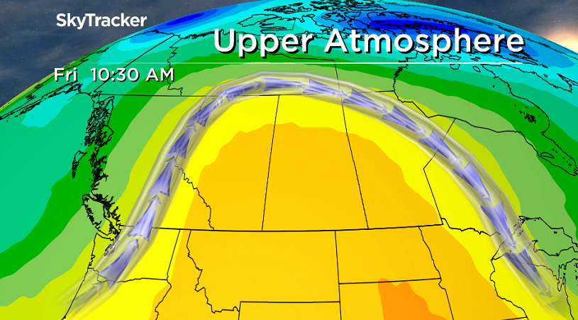 We hit the peak of the heat to end off the work week and head into the weekend.