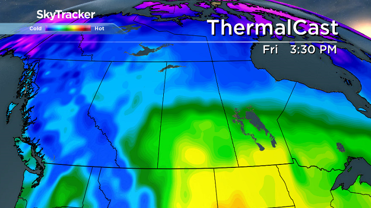 1 more warm day is on the way Friday before another cold front moves in and kicks up some wild winds.