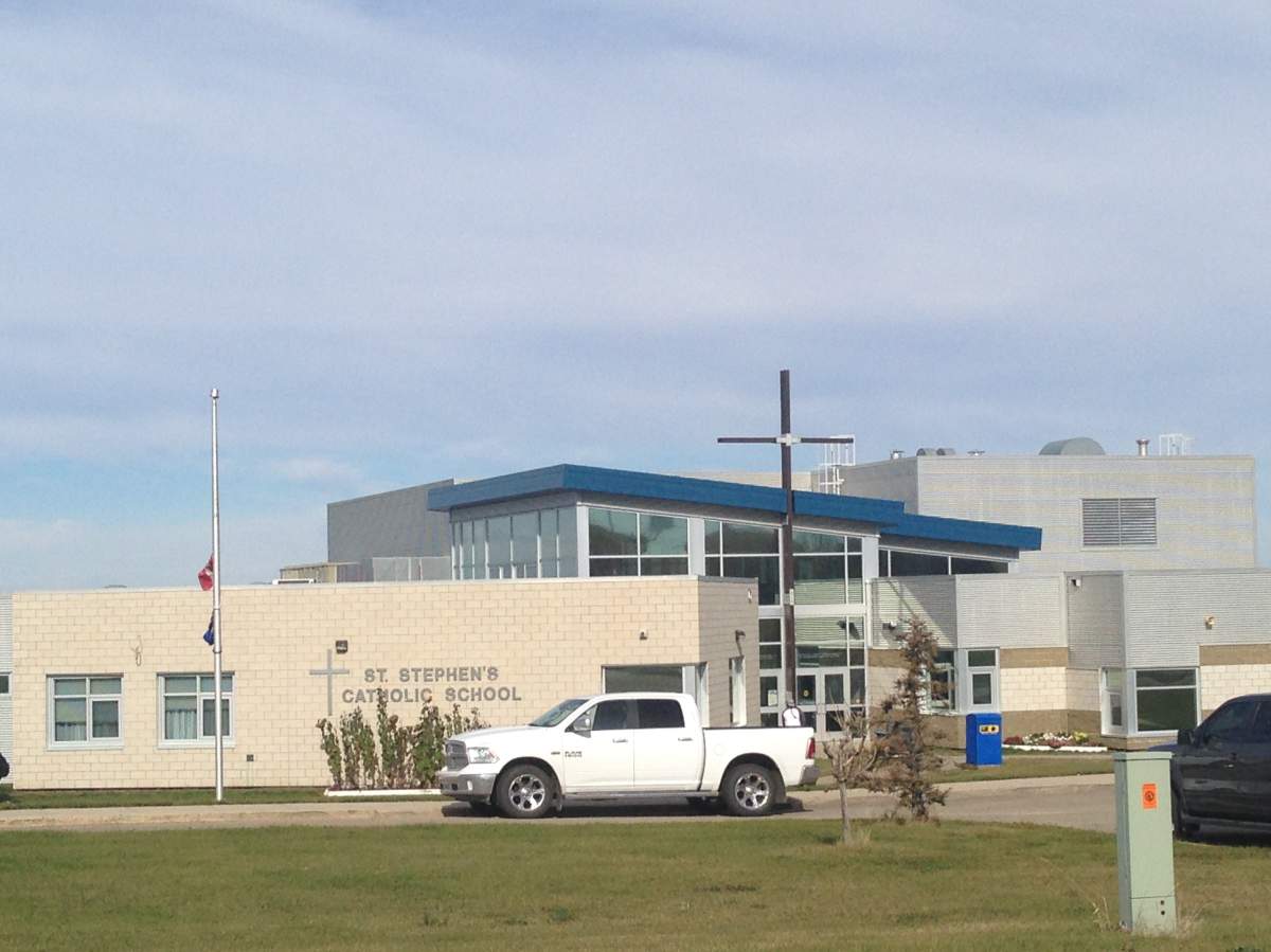 St. Stephen’s Catholic School in Valleyview, Alta. on Tuesday, Oct. 3, 2017.