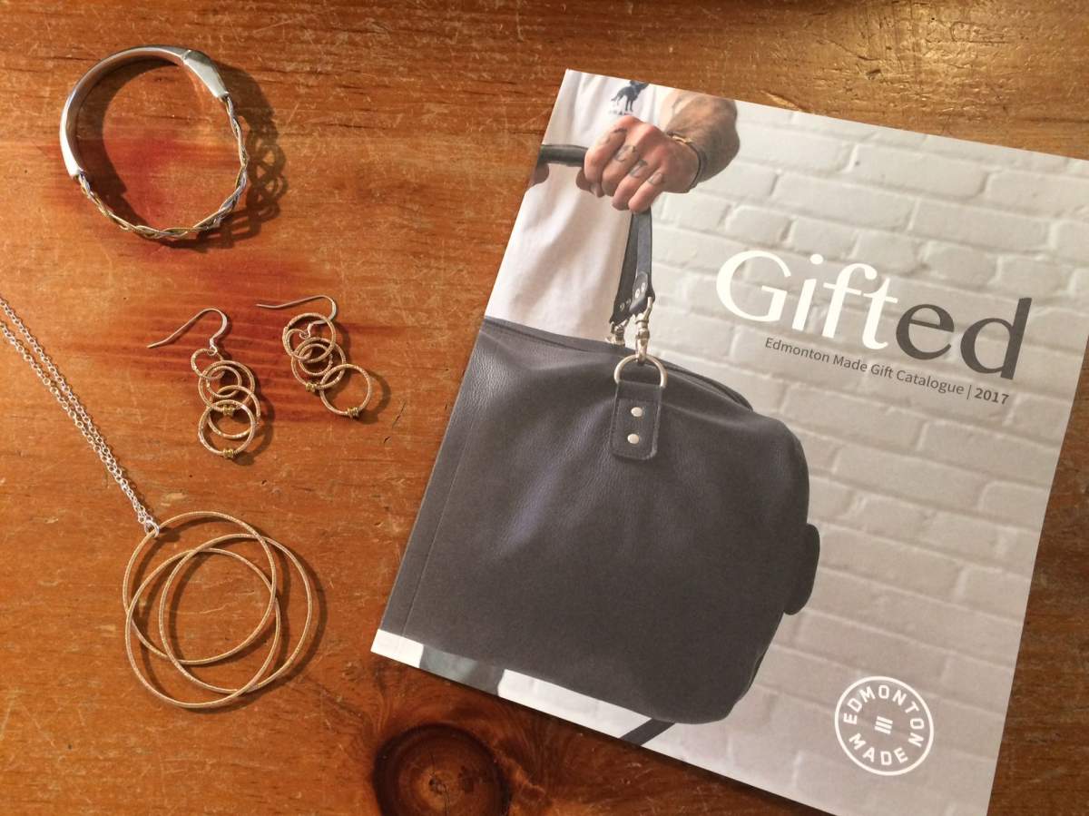 Gifted catalogue features local Edmonton businesses and artisans.