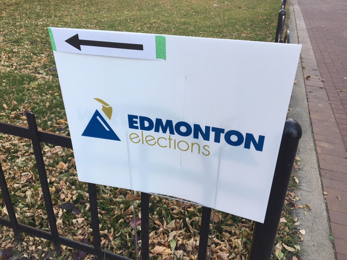 Edmonton Election Day on Monday, Oct. 16, 2017.