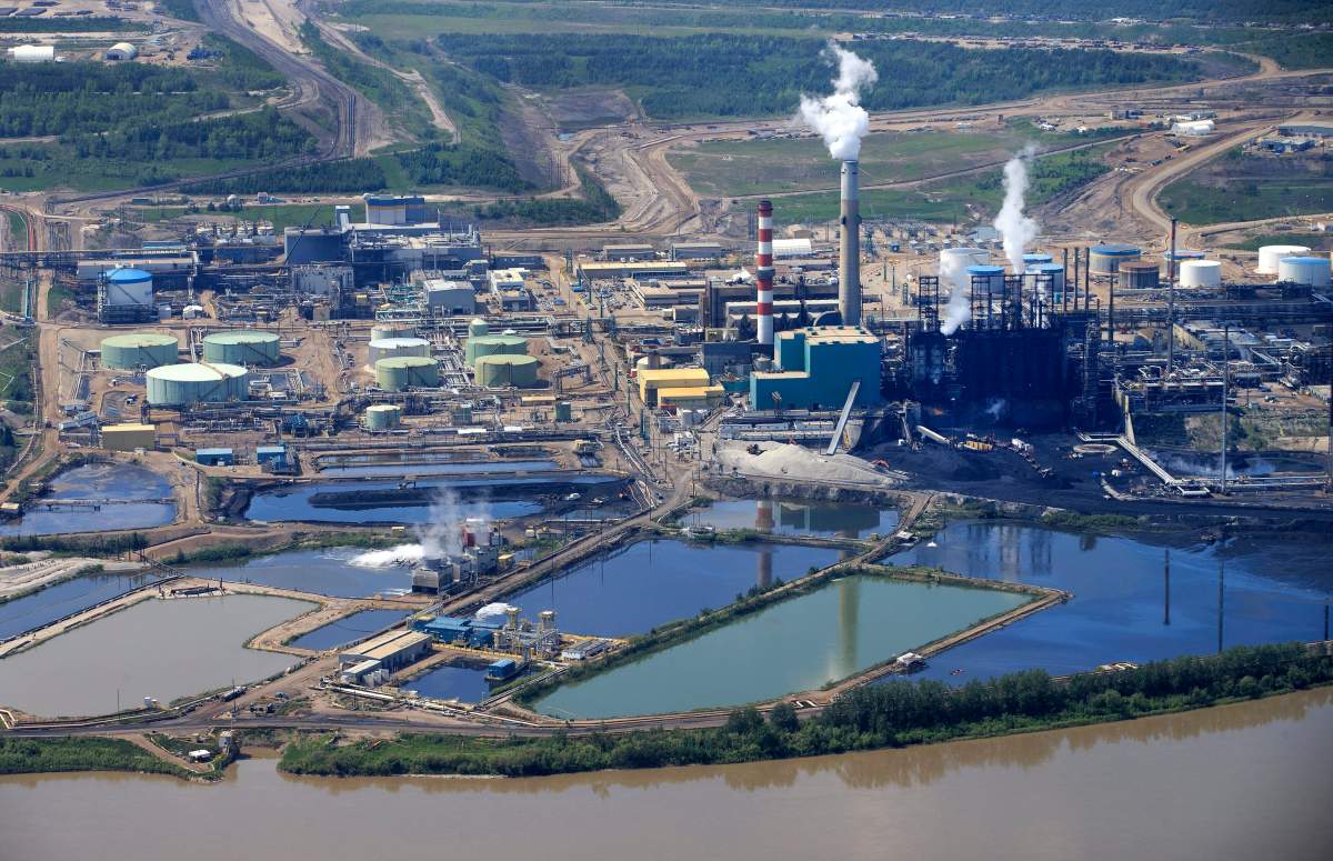 An upgrading plant at the Suncor Energy Oil Sands project near Fort McMurray, Alberta on Tuesday, June 13, 2017.