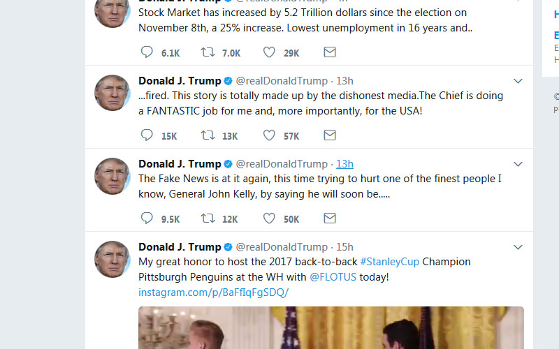 Trump denounces as ‘fake news’ a news report that didn’t happen - image