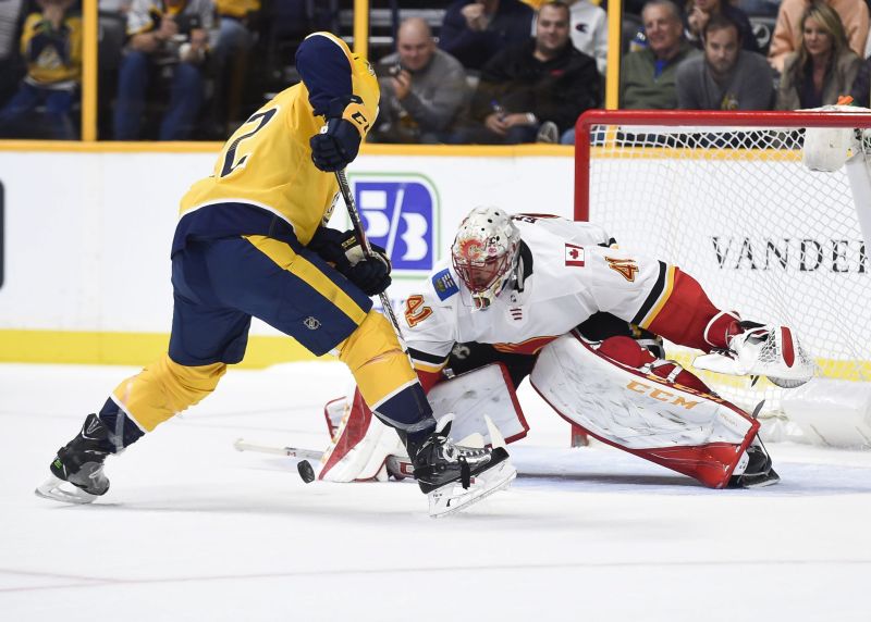 Calgary Flames Rally In Third Period, Top Nashville Predators 3-2 In ...