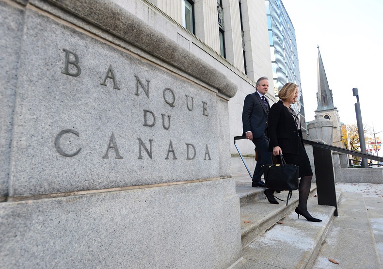 Governor of the Bank of Canada Stephen Poloz and Carolyn Wilkins, Senior Deputy Governor, are pictured in Ottawa on Oct. 25, 2017. 