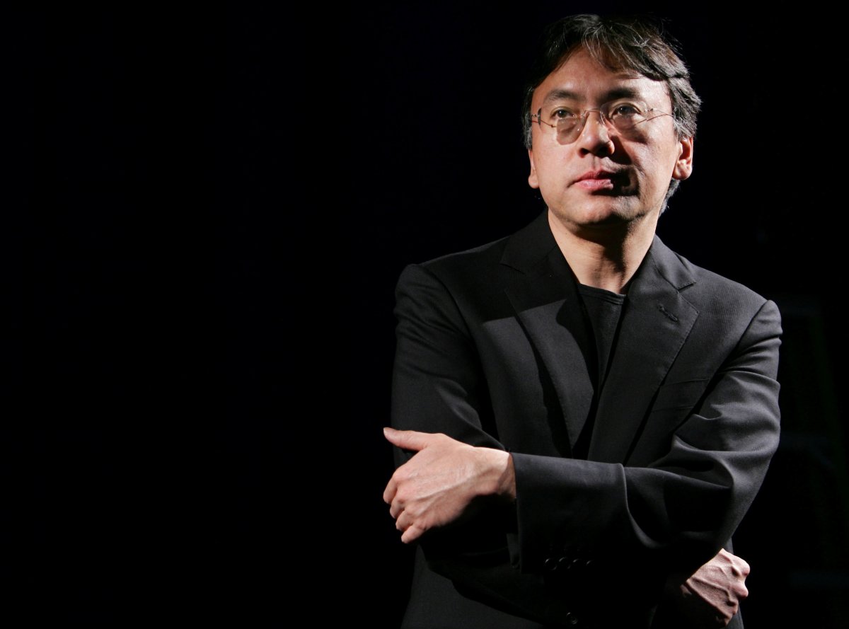 Author Kazuo Ishiguro photographed during an interview with Reuters in New York, .