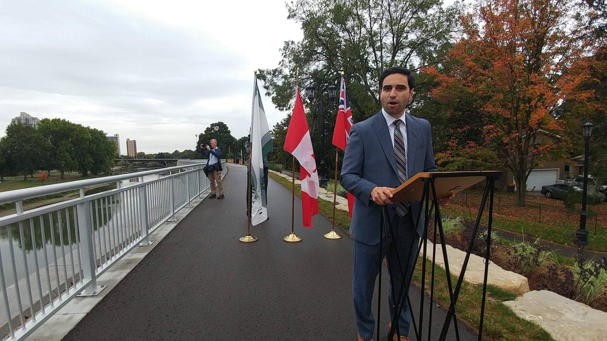 London North Centre Member of Parliament Peter Fragiskatos announced the federal government's $3 million investment into upgrading the west London dyke at a riverside announcement on Oct. 6, 2017.