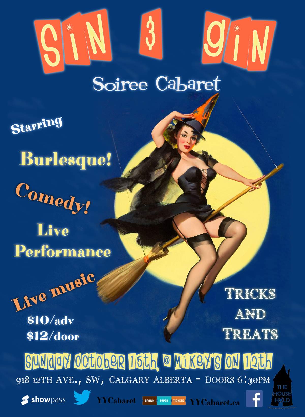 Sin & Gin Soiree Cabaret – Tricks & Treats! - image