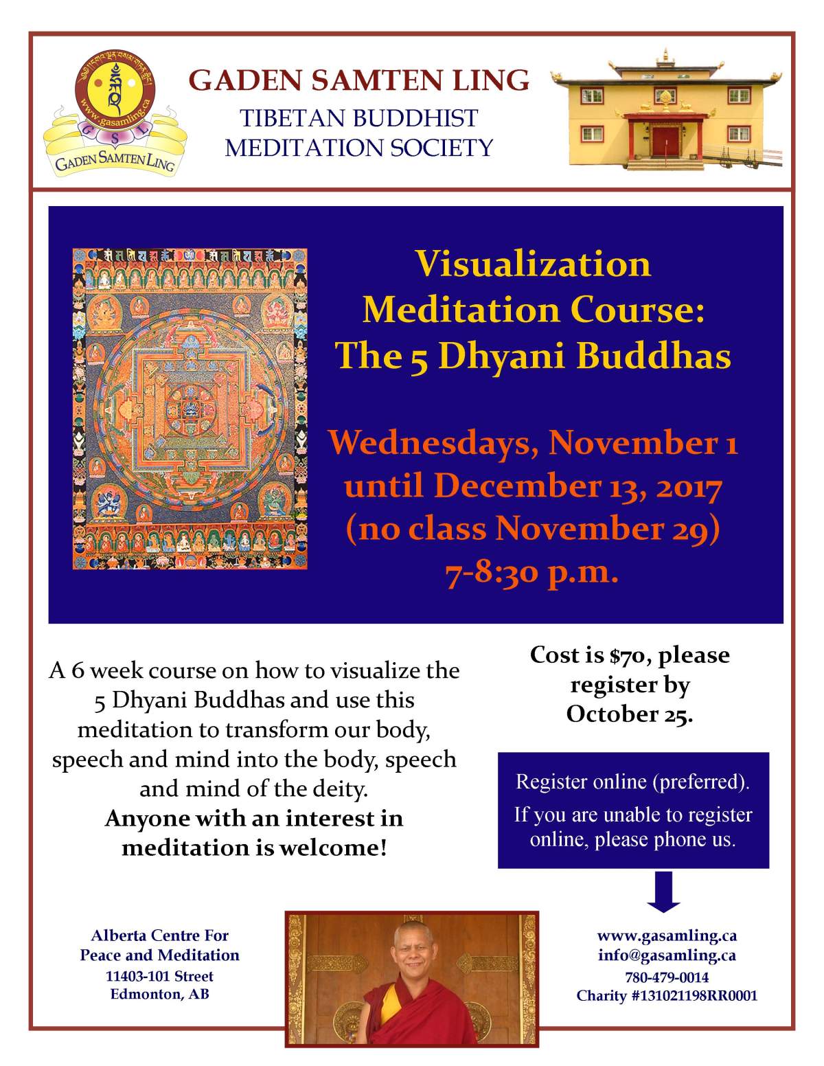 Visualization Meditation: The 5 Dhyani Buddhas - image