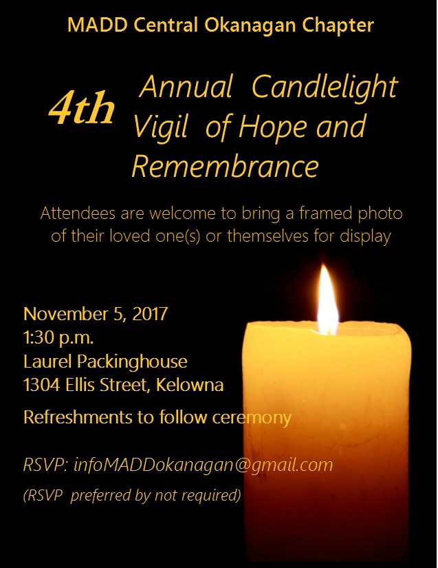 MADD 4th Annual Candlelight Vigil of Hope and Remembrance - image
