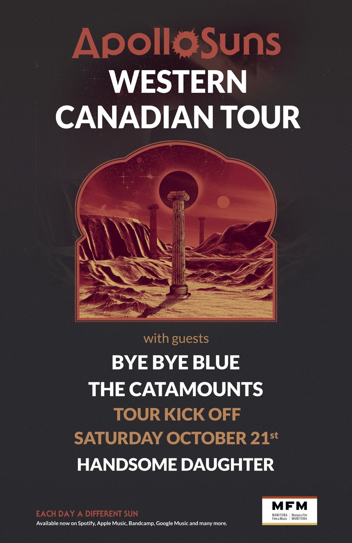 Apollo Suns – Tour Kick Off w/ The Catamounts and Bye Bye Blue - image