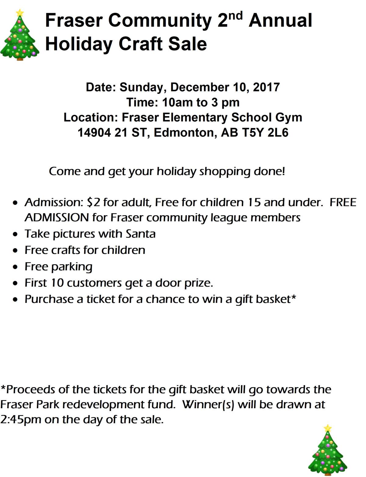 Fraser Community 2nd annual craft sale - image