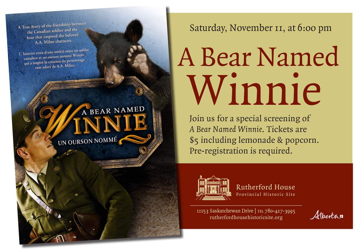 A Bear Named Winnie at Rutherford House - image